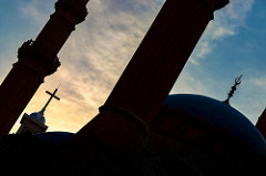Mosque and church in Beirut