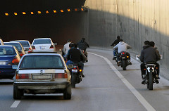 Sidon-Beirut road, March 2012