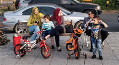 Family in the Corniche