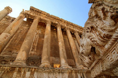 The temple of Bacchus at Baalbek, Lebanon (Unesco world heritage)
