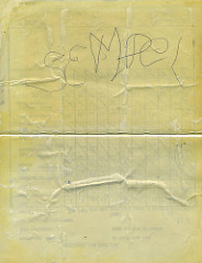 Semper Fi Note, Jeffrey Nashton, 25 October 1983