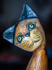 Our Wooden Cat Portrait!