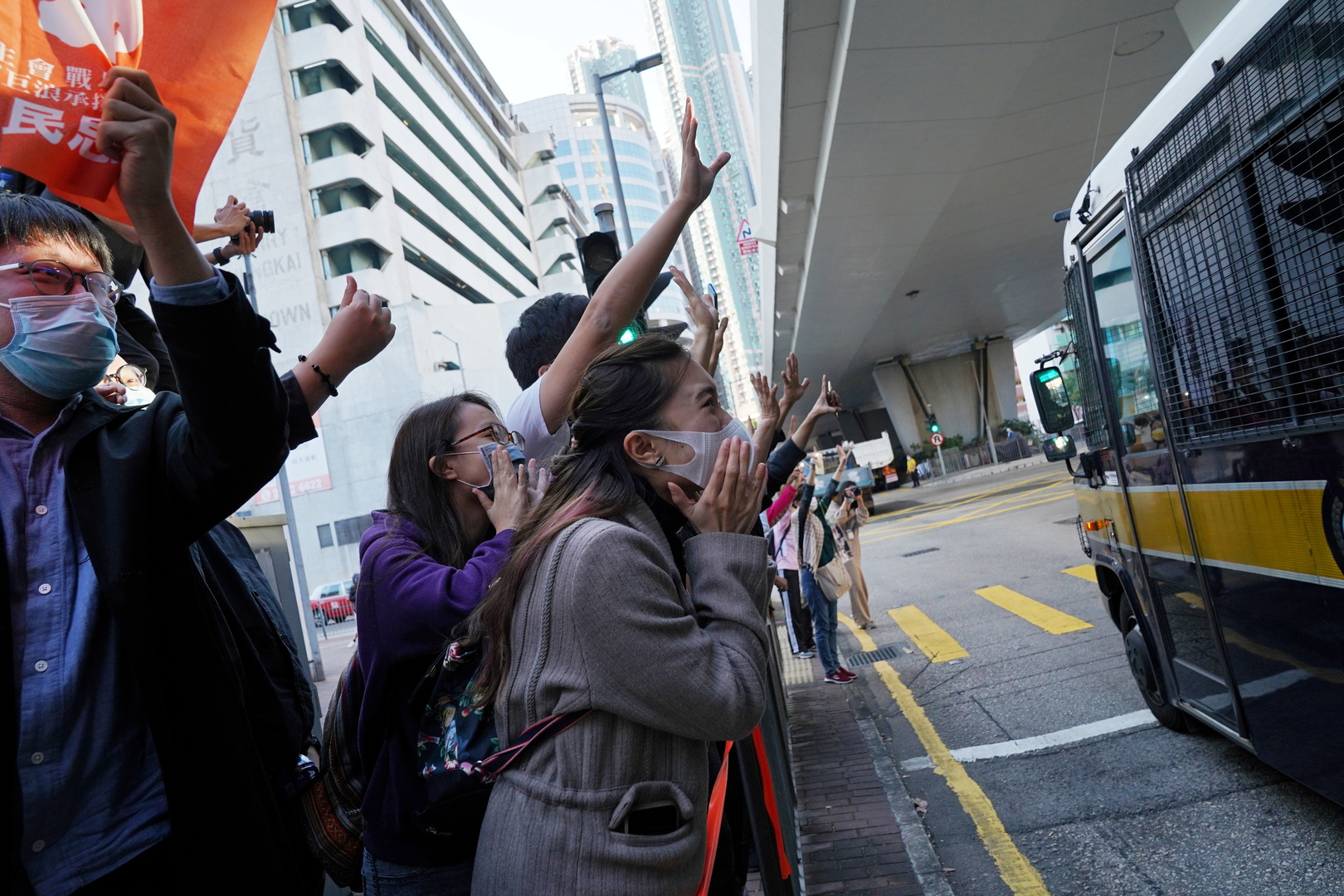 بيان غربي يستنكر اعتقال الصين لنشطاء في هونغ كونغ