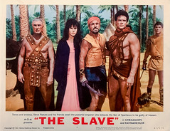 “The Slave” (MGM, 1963) starring Steve Reeves as Randus, the son of Spartacus. Original U.S. Lobby Card.