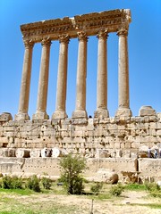 Temple of Jupiter in Baalbeck Lebanon