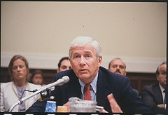 Robert S Dillon at House Foreign Affairs commitee meeting on June 18, 1983