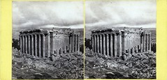 Frank Mason Good - Baalbek-General View of the Temple of Jupiter, ca 1860