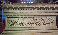 Sidon (Saida) Qayya'a Royal Necropolis Hellenistic Chamber III Alexander Sarcophagus c.300 BCE Abdalonymus (King of Sidon) Pentalic Marble (1)