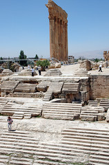 Bekaa Valley Baalbek Temple Complex Temple of Jupiter c.60-68 CE Entry Staircase (1e)