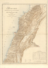 Geography 016 - Map of Lebanon - 1862