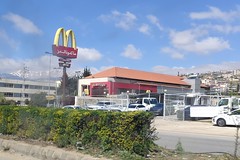 McDonald's - View from the Minivan on our Day Trip to Baalbek from Beirut, Lebanon