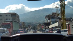 Returning to Beirut from Baalbek (Roman Heliopolis) Archaeological Site - Baalbek, Beqaa Valley, Lebanon