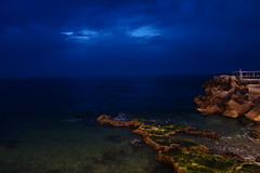 The Corniche at Night - Beirut, Lebanon