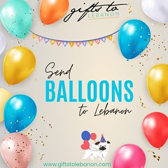 Delivering Balloons At Any Location in Lebanon | Gifts To Lebanon