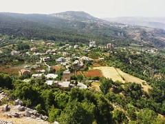 Looking down from Jezzine, Lebanon