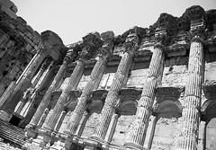 Lebanon, Baalbek (Heliopolis), temple of Bacchus inside view