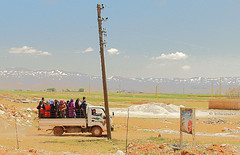 Lebanon, Beqaa valley, public transport