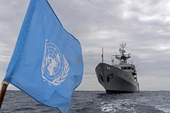 UNIFIL Maritime Task Force Fleet Conducts Exercise outside Port of Beirut