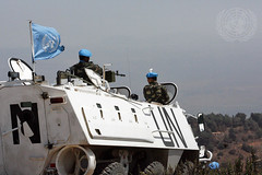 United Nations Force Watches Israeli/Lebanese Border