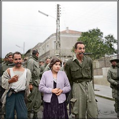 Saïda, 07/12/1959. À droite : Cheikh Lachbor, alias Mohamed Ben Cheikh, Naamaoui Fatma, alias « Djamila »,