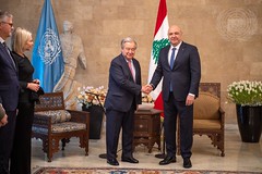 Secretary-General Meets with President of Lebanon